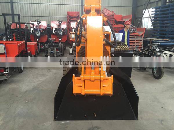 mini tunnel muck wheel loader coal mine excavator price