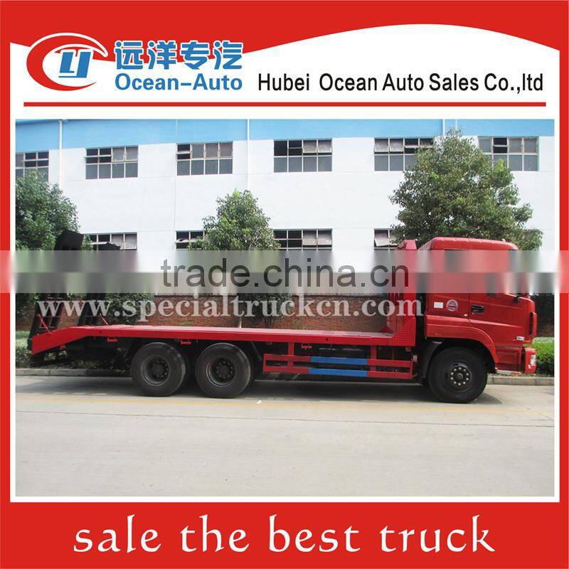 Dongfeng 6x4 truck flat load bed with payload 15 ton for sale