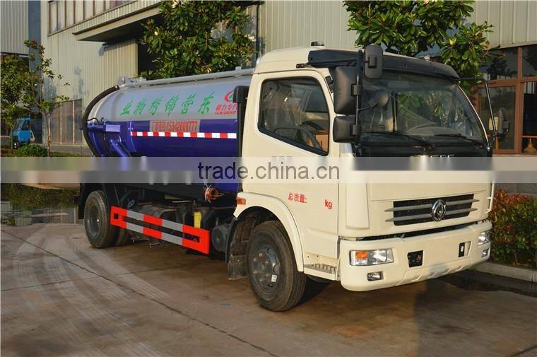dongfeng 4 cubic meters sewage suction tanker truck for sale