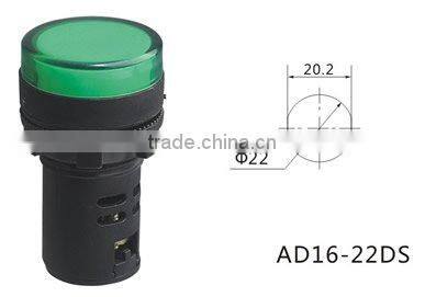 240volt led or neon squar indicator lights or ad22-22ds indicator lamp or bike light turn signal