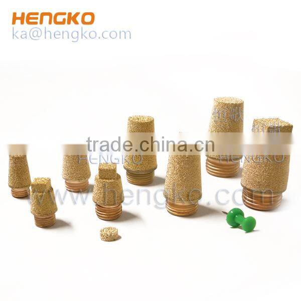 Sintered copper filter elements