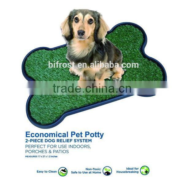 Pet Accessories Bone Shaped Indoor Toilet Dog Pee Mat Pet Potty