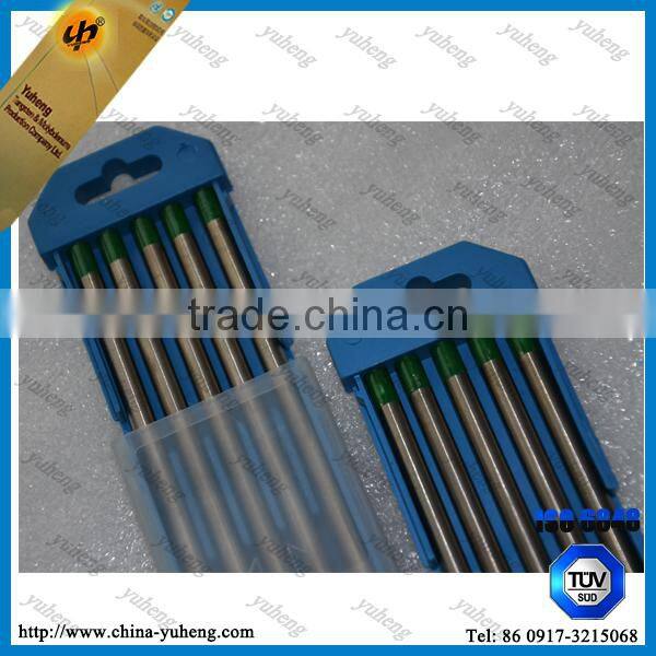 WP tungsten electrod welding rod green color
