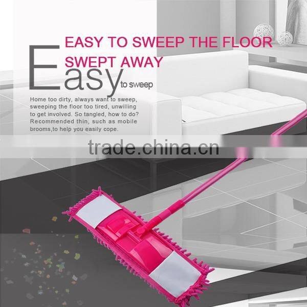 Specialized production specialized-usage chenille dust mop with stainless steel handle
