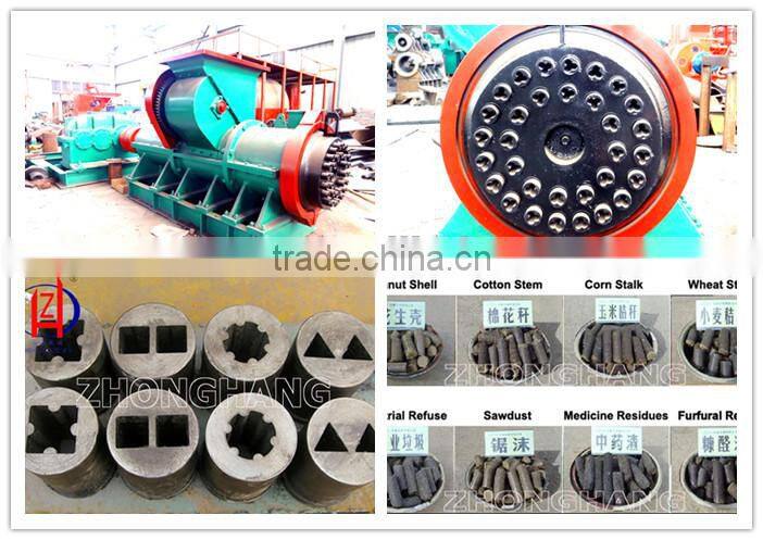 Charcoal powder briquette machine/charcoal briquette extruder machine/Professional BBQ Charcoal Machine for sale