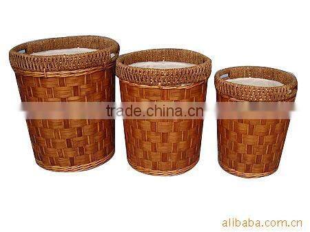 Wholesale cheap handmade willow corner storage basket