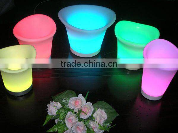 LED Light Wine Cooler