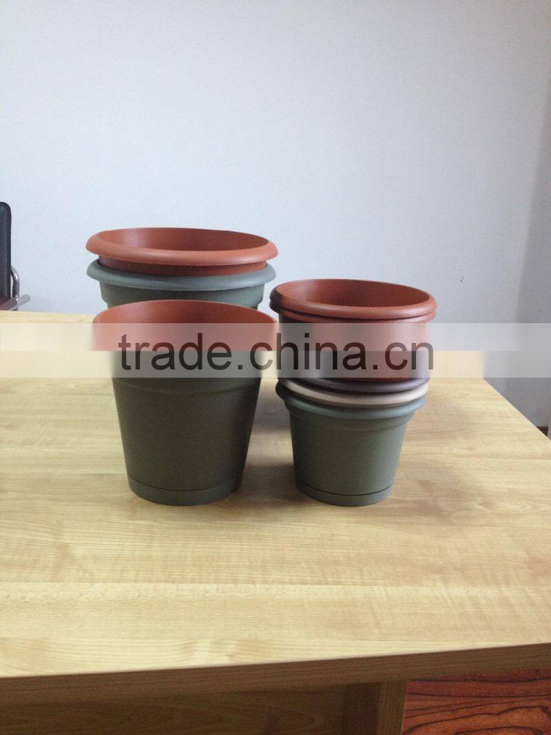 plastic flower pot outdoor flowerpot for garden