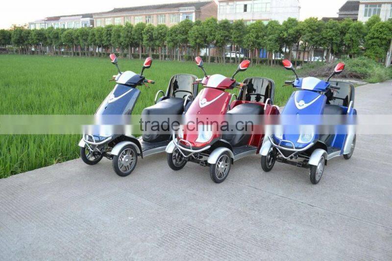 Electric 4 Wheel Back-Driving 48v 500W Electric Mobility Scooter For Elders, Electric Pedal Motorbike, China Electric Scooter