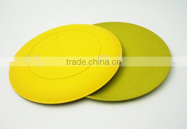 Bamboo Fiber Serving Dinner Dessert Plates,Biodegradable dinner plates