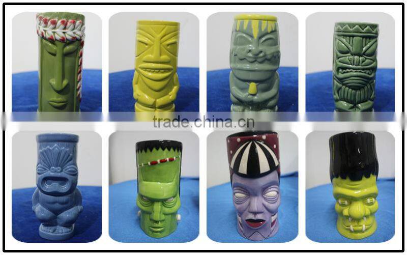 Promotional Custom Porcelain Skull shaped Mug