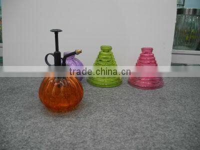 clear glass pumpkin oil sprayer with nozzle