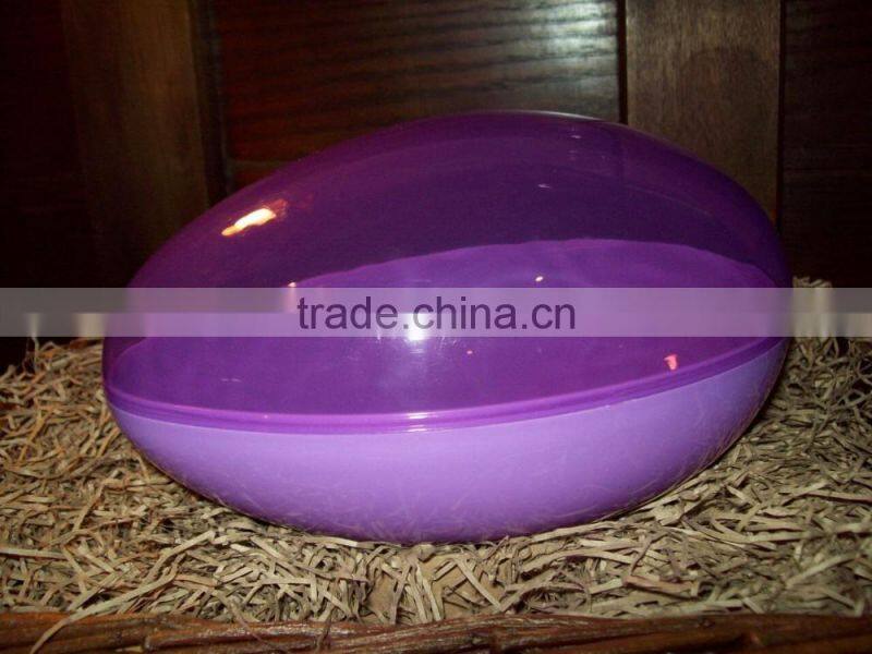Decorative plastic easter egg