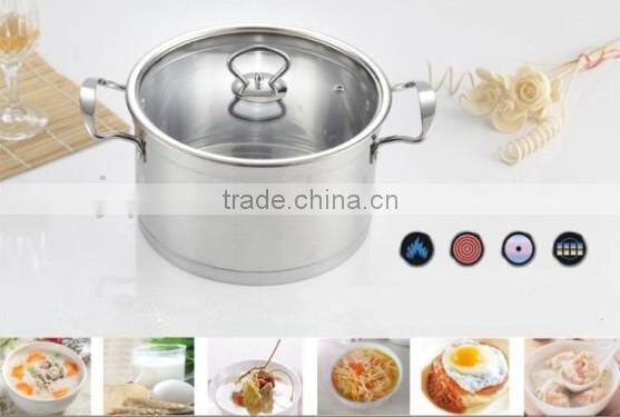 High quality stainless steel capsuled bottom soup pot