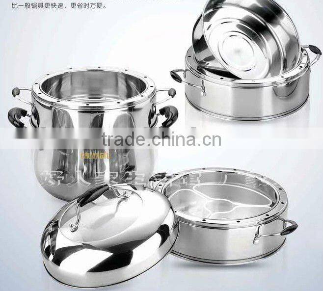 stainless steel Energy-Saving steamer pot with low price