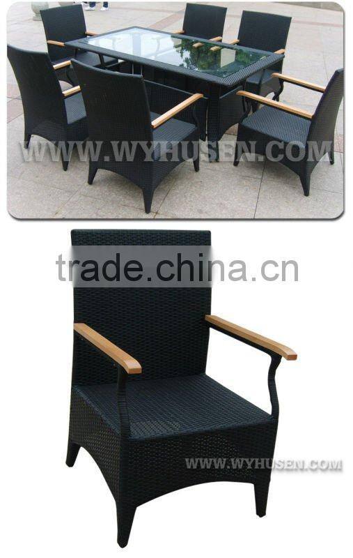 2015 Zhe jiang WY Leisure Rattan Wicker cheap Dining Set