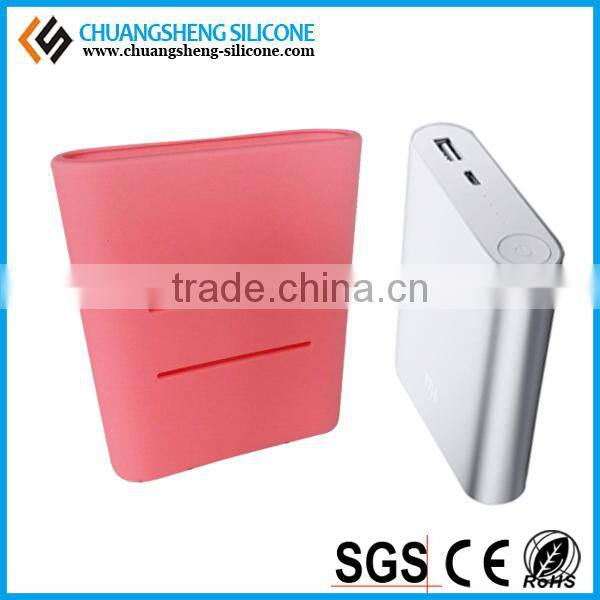Eco-friendly portable power bank case,silicone cover for power bank,protect case for battery charger,smart gift for promotional