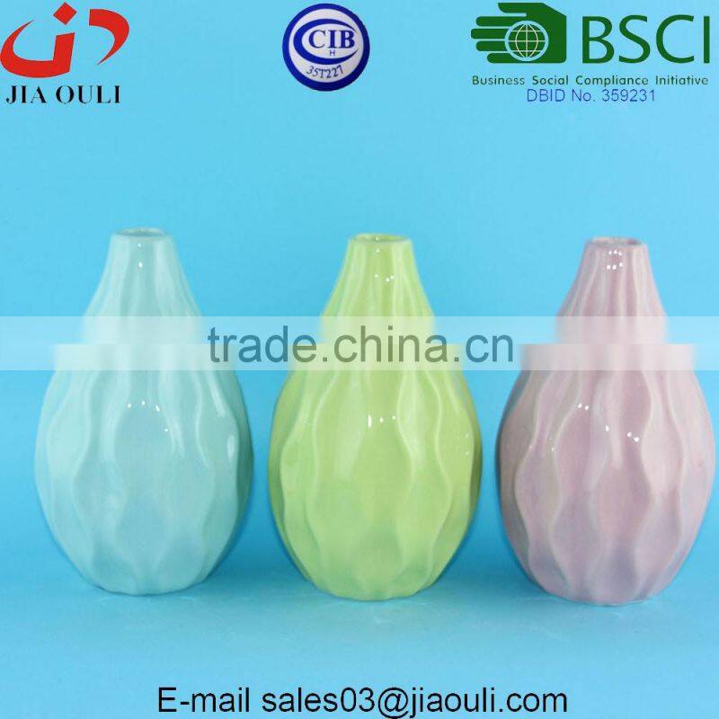 New design Cheap Ceramic Vases glazed