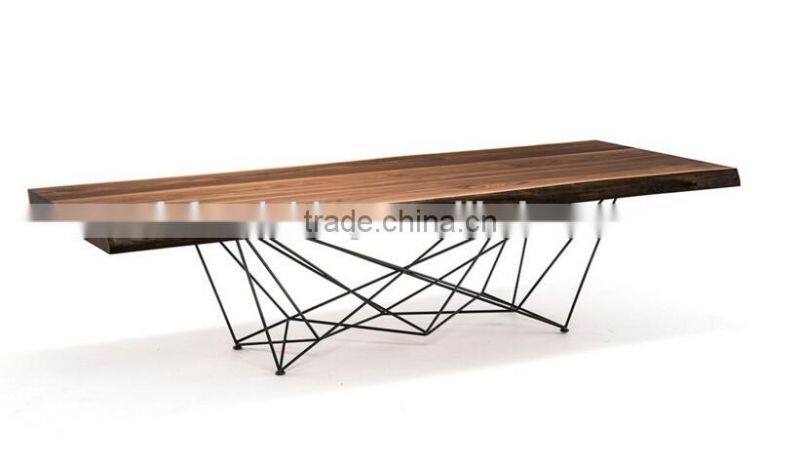 Momoda High_end Italian modern furniture personal customization 2.4M big size solid wood dining set contemporary dining table