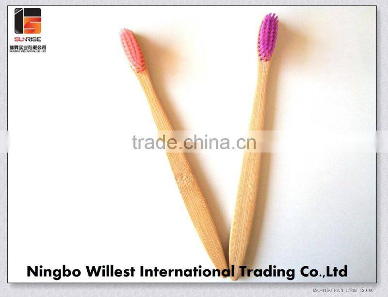 100% eco-friendly colorful toothbrush