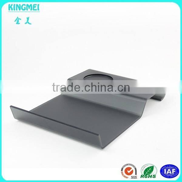 shenzhen supplier gray acrylic tray newest type perspex hotel serving tray plastic tea cups display tray