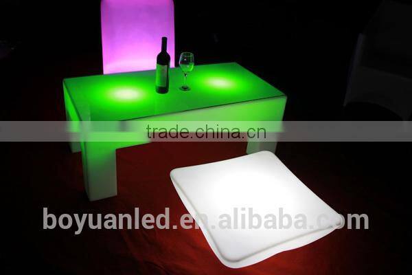 RGB 16 colors changing LED flash bar cube tables
