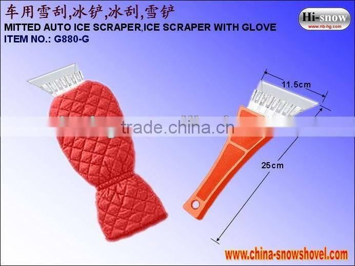 G880-A-L ICE SCRAPER WITH GLOVE MITT SQUEEGEE