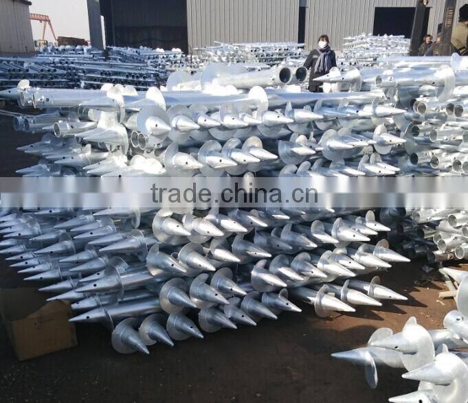 Solar Ground Screws Mounting