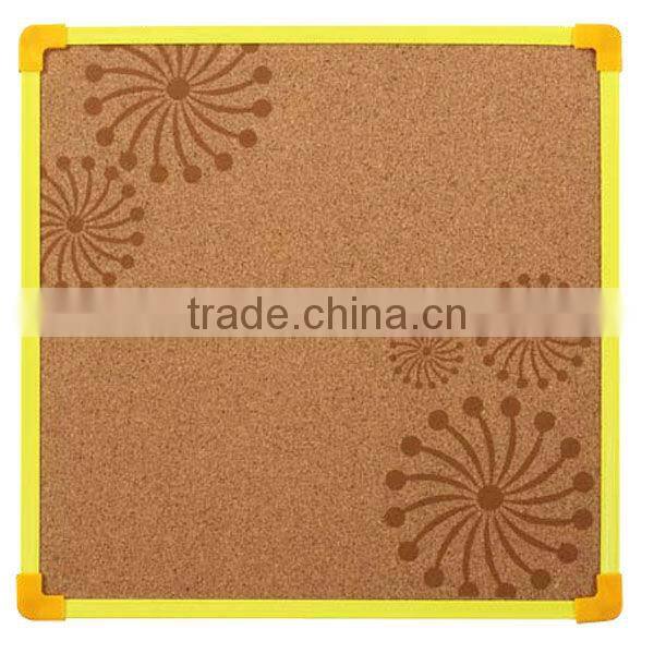 Quality different shape cork board,pentagon shaped cork board
