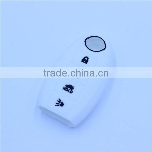 Silicone car key coevr,4 Buttons Remote Key Fob Case Silicone Cover for Altima Murano