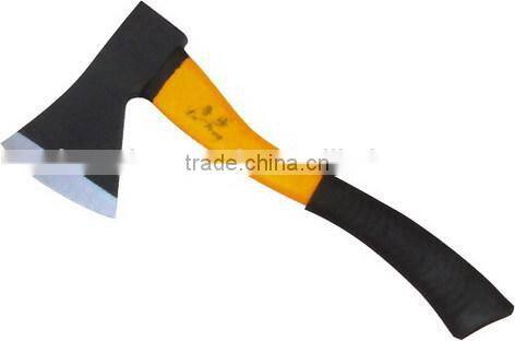 carbon steel kitchen axe with fiber glass handle