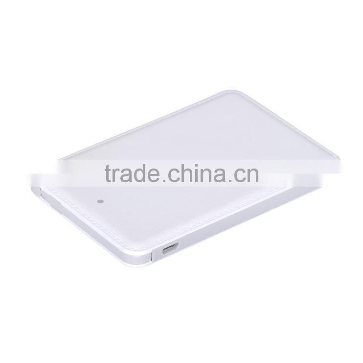 ultra slim wallet power bank mobile power bank