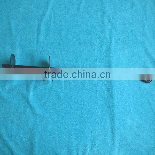 Steel fastening ground anchor