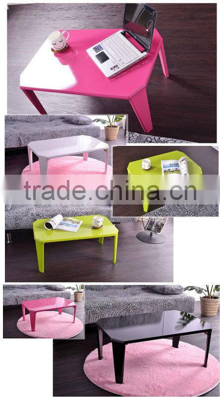Modern square folding wooden coffee table, living room furniture