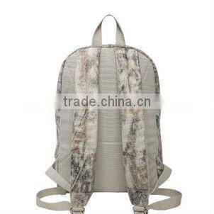 (OEM) exquisite canvas western style casual school backpack