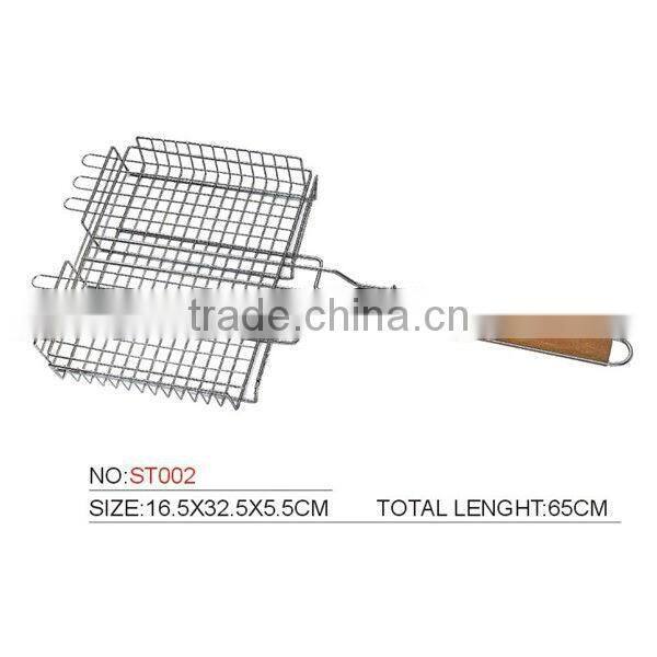 ST025 square stainless steel bbq grill