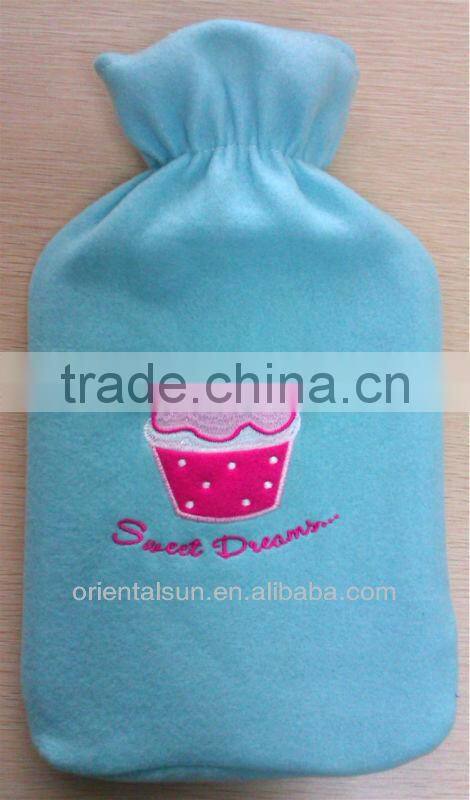 Blue Cake Rubber Hot Water Bottle