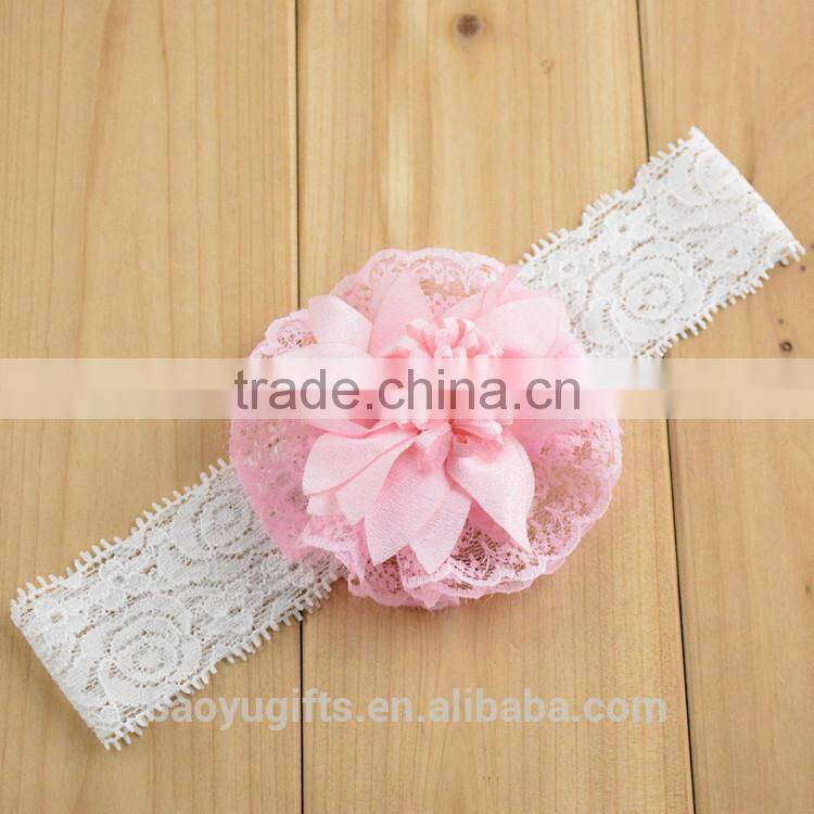 Hot Scolour 10PC Babys Headband Hairband Elastic Wave Point Bowknot Photography