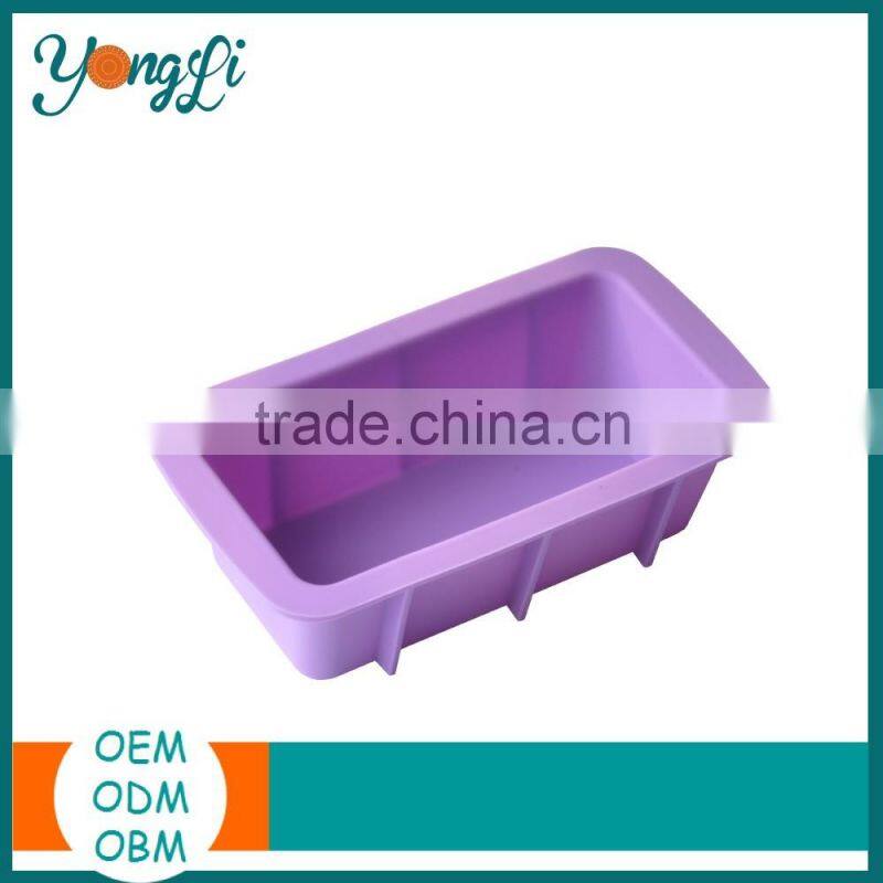 Handmade Silicone Washer Safe Rectangle Loaf Shape Cake Pan