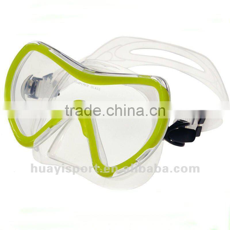 various color mask tempered silicone diving glasses Wholesale
