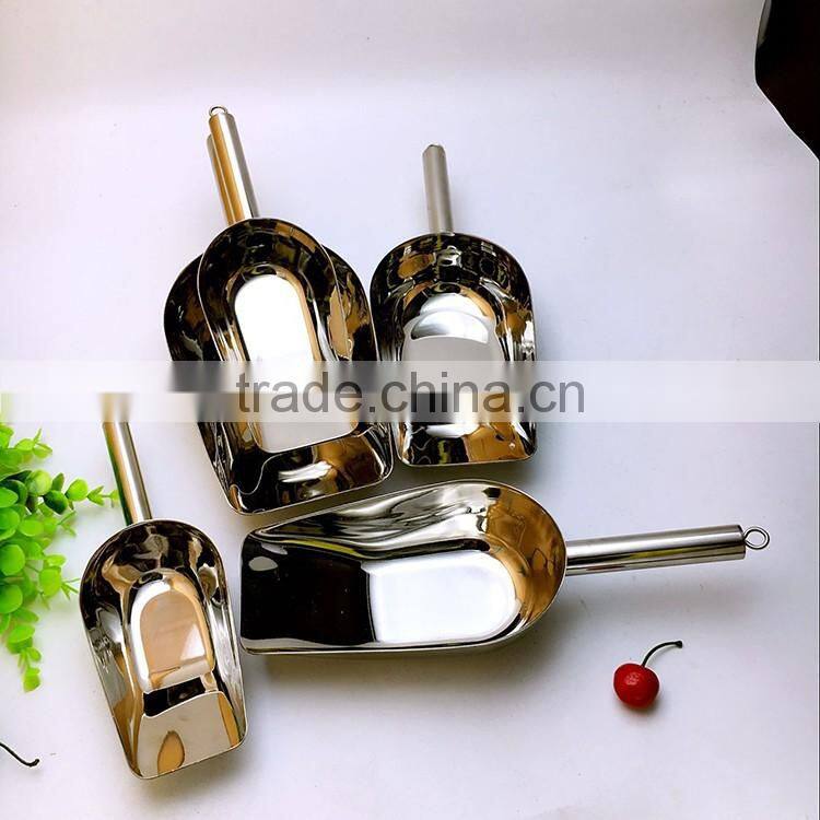 stainless steel barware ice cream scoop/ ice bucket scoop