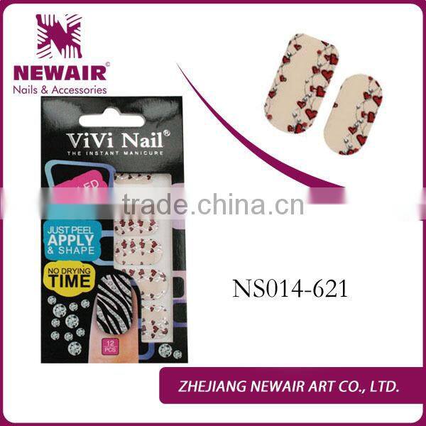 Vivi nails salon full cover nail patch sex ladies nail sticker