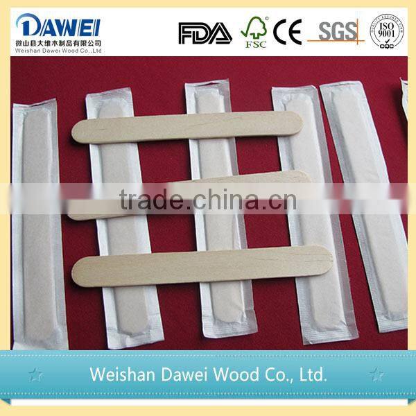 High Quality Wholesale sterilized birch wood tongue depressor