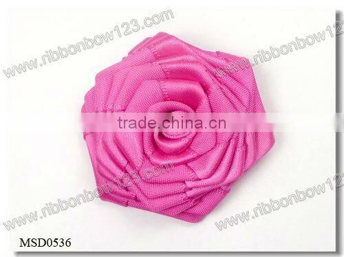 satin ribbon rose