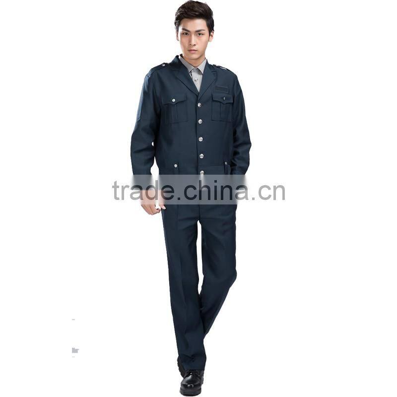 Custom wholesale security guard uniforms black for sale