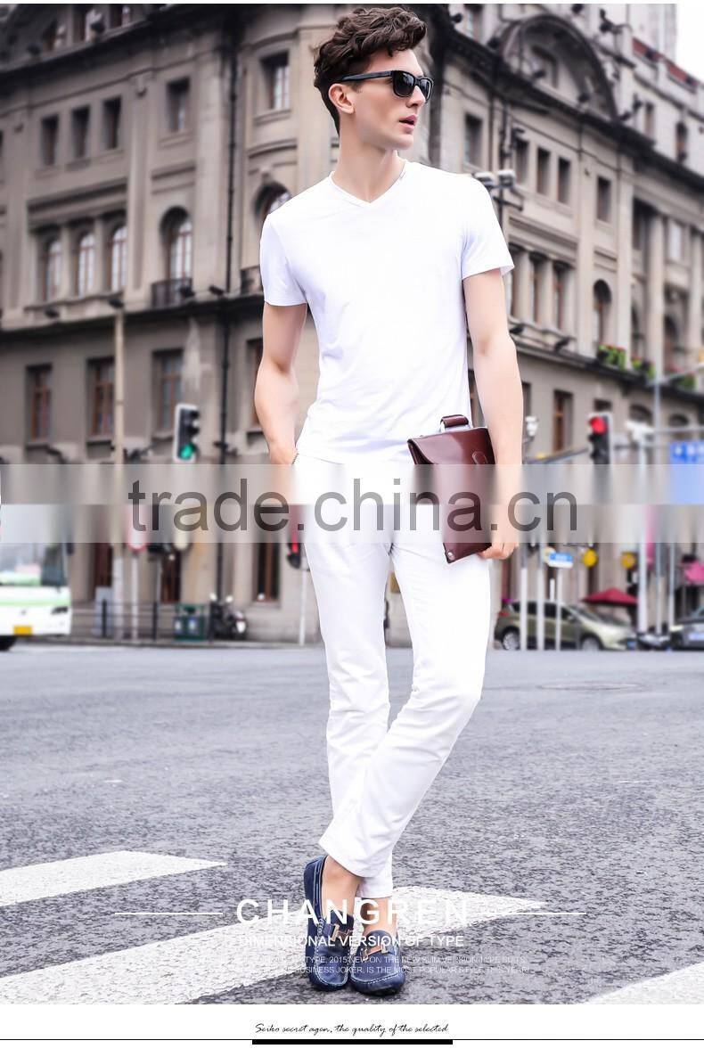 refined cotton oem service supply type advertising plain white t shirt wholesale