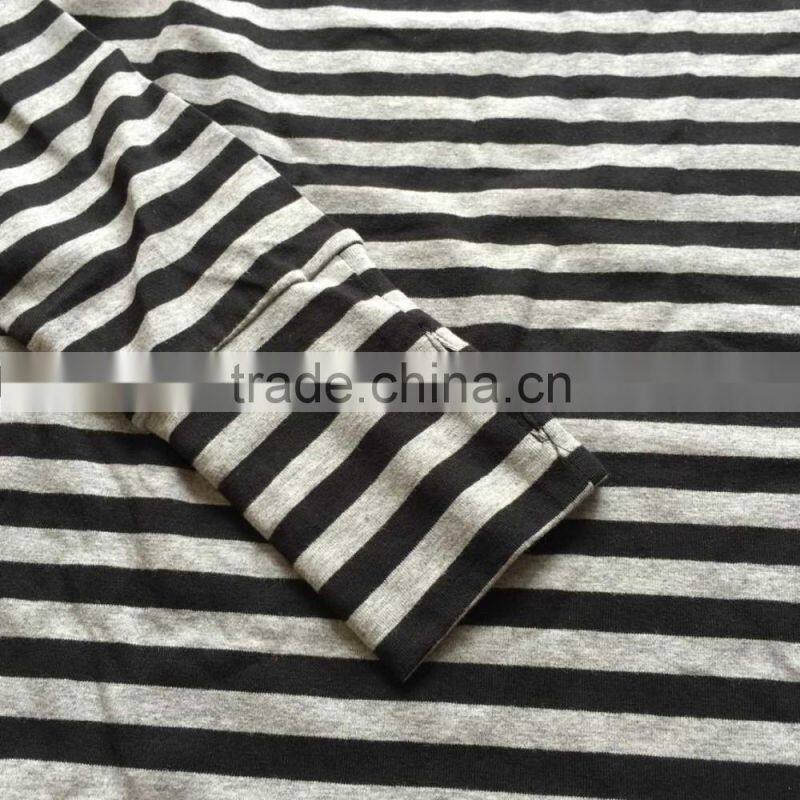 wholesale base long t-shirt thin long sleeve stripe t-shirt