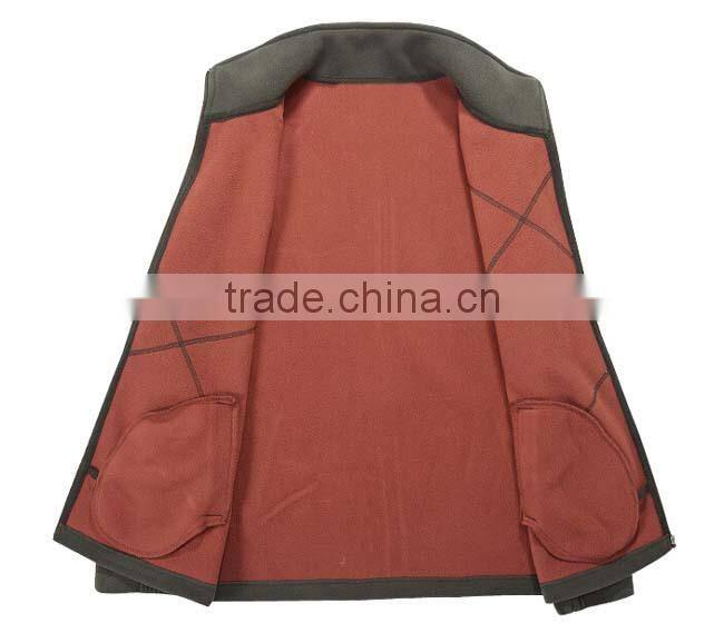 Factory OEM Warm Anti-pilling Men Double Polar fleece Jacket mens coat