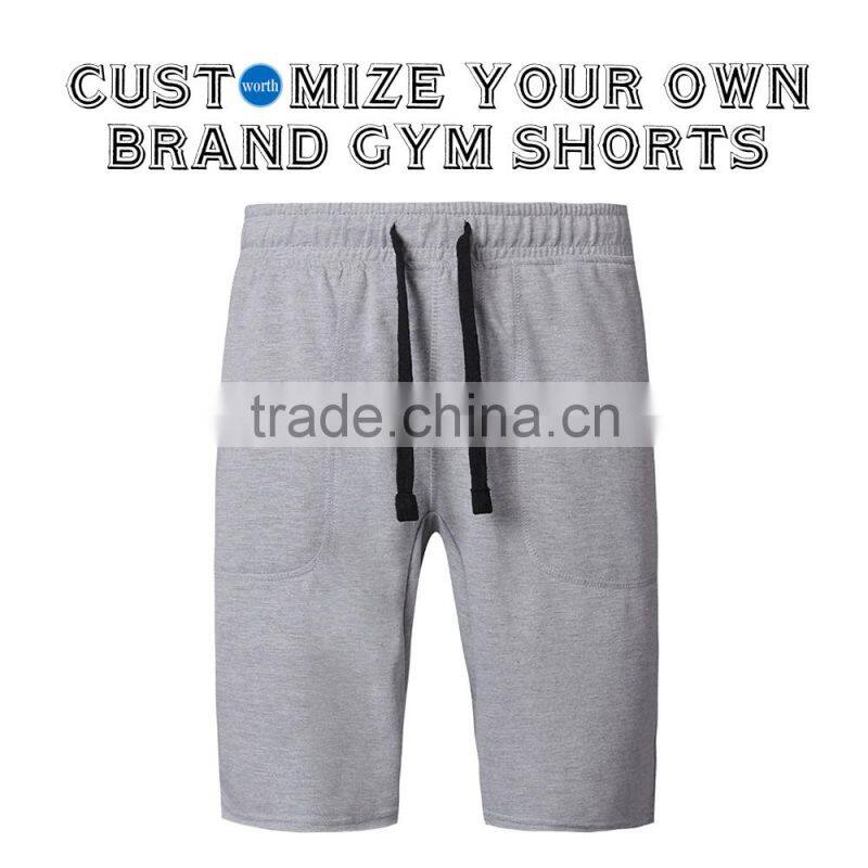 Fleece Shorts Men's Casual Cotton Elastic Gym Shorts