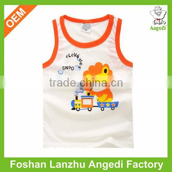 Top quality wholesale kids cotton vest for baby